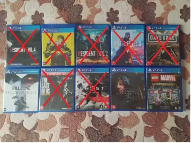JOGOS PlayStation PS Play 4 PS4 Midia Fisica!