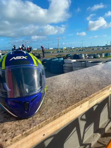 Capacete asx draken vector azul e verde tamanho 60