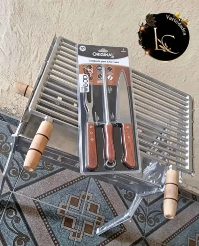 CHURRASQUEIRA+ KIT CHURRASCO 