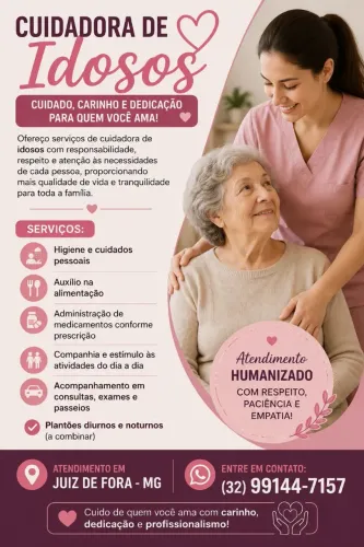 Cuidadora de Idosos - Juiz de Fora