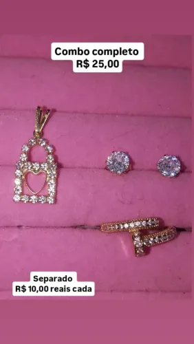 Joias na promoção por apenas R$ 10,00
