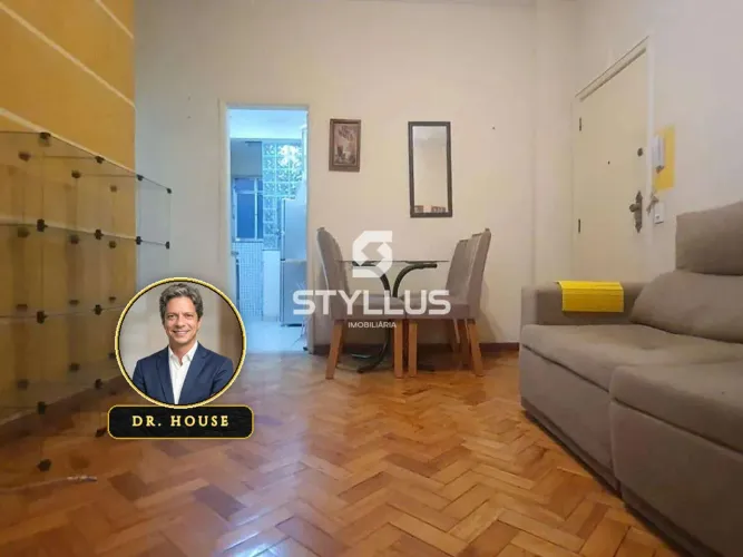 Apartamento com 1 Quarto e 2 Banheiros no Rocha! M94F