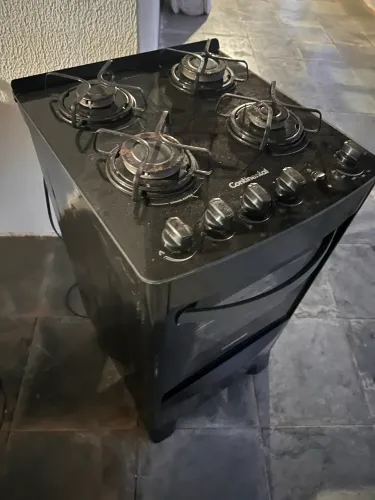 Fogão mesa de vidro