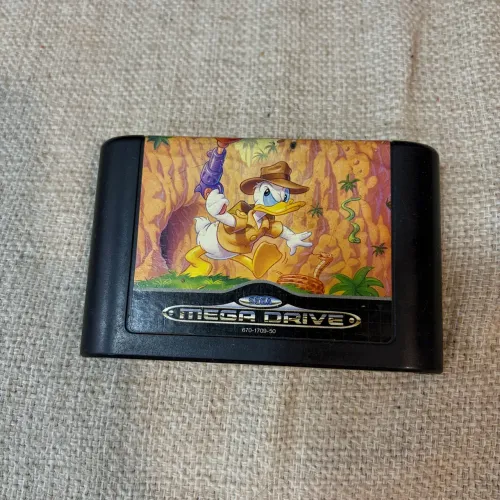 Cartucho Quackshot Original Mega Drive Impecável