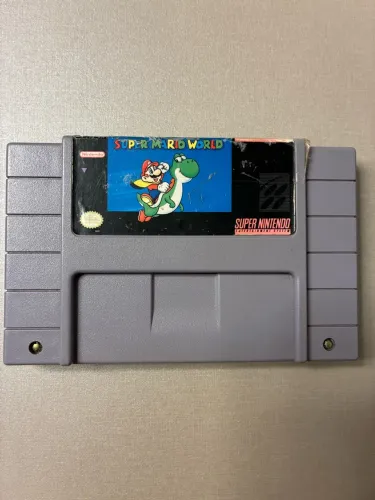 SUPER MARIO WORLD ORIGINAL - JOGO SUPER NINTENDO 