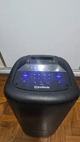 Caixa De Som Gca203 Bluetooth Extreme Colors Gradiente - Preto