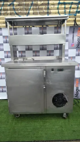 Balcao refrigerado inox codimentadora