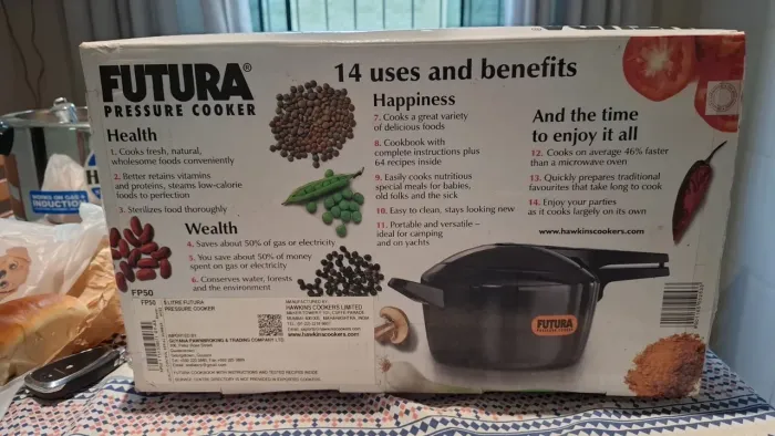 Futura pressão cooker 5 litros indução 