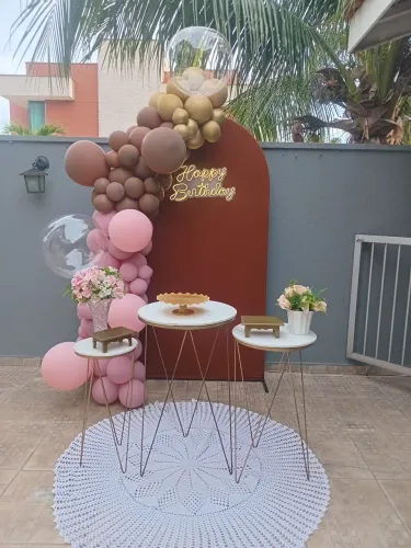 Decoração de festa promocional