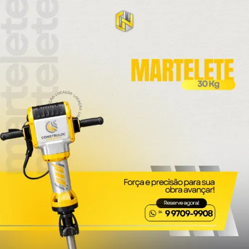 Aluguel de martelete 30kg em Natal!