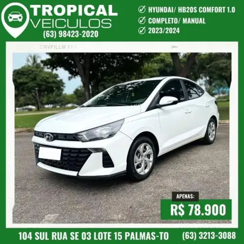 Hyundai HB20S 5 Anos 1.0 Flex 12V Mec. 2024