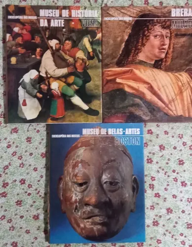 Enciclopédia dos Museus - 3 Volumes - Milão, Boston e Viena 
