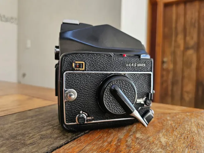 Manivela de avanço da Mamiya 645