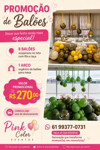 Balões para todas as ocasiões.
