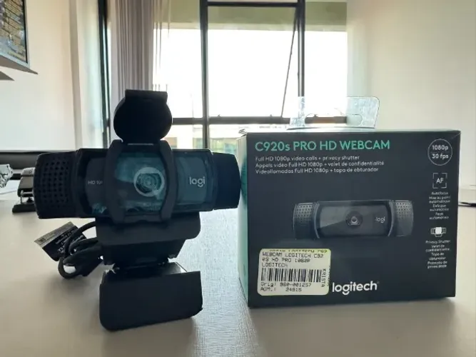 Webcam Logitech C920s PRO HD - Full HD 1080p - Autofoco - Microfone estéreo