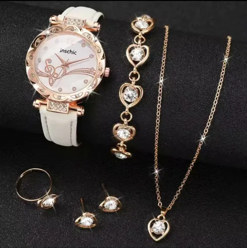 Kit relógio feminino estiloso 75R$ 