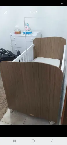 Berço com colchão