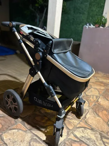 Carrinho de bebe 3 em 1 luxo da club baby