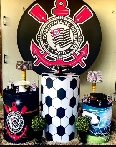 Capa de painel e capa de cilindro do Corinthians