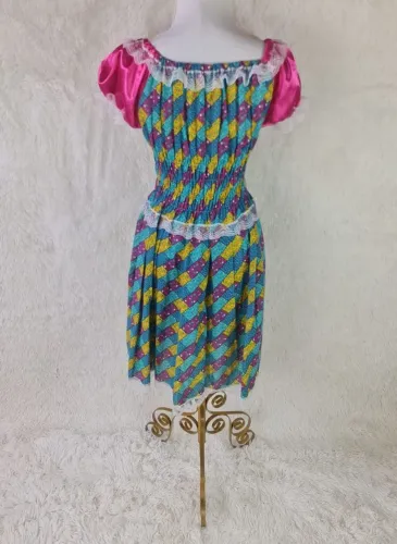 Vestido de Festa Junina Adulto - Tamanho G -semi-novo - Apenas 55,00