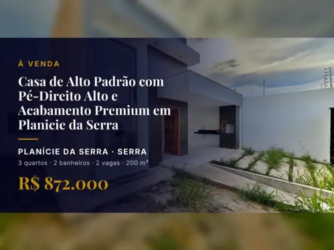 Venha Conhecer Esta Casa em Planície da Serra: Sofisticação e Bem-Estar