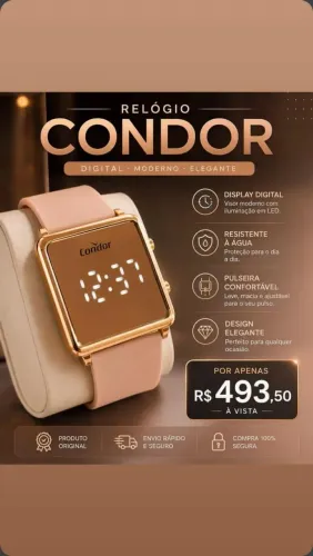 Relógio Condor digital