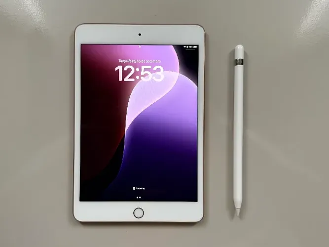 iPad Mini 5ª Geração Dourado 64GB A12 (Acompanha Apple Pencil 1ª Geração)
