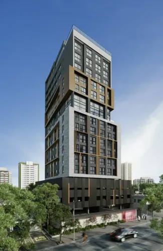 Edf. Av Nue Hall | 1 e 2 quartos | Pagamento facilitado | Lazer completo