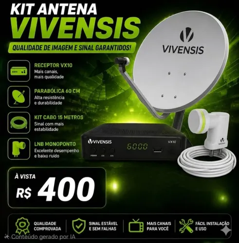 Antena parabólica digital 
