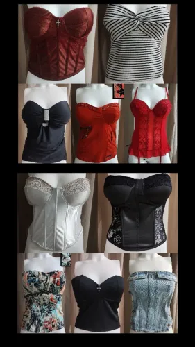 Corsets, Tube, Espartilho e Tomara que caia