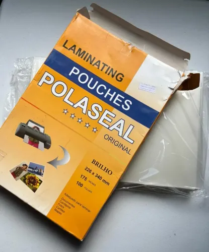 62un Polaseal Plastificação 226x340mm 175micras