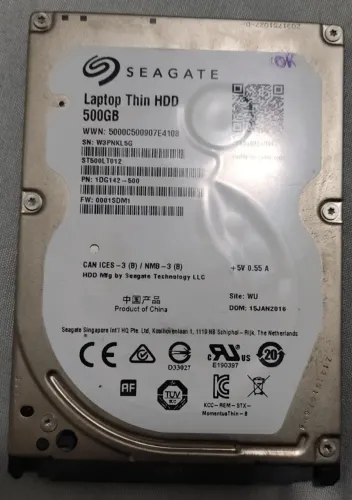 HD 500gb para notebook Seagate