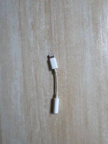 Adaptador de fone de ouvido Apple Lightning 3,5mm iPhone Original.