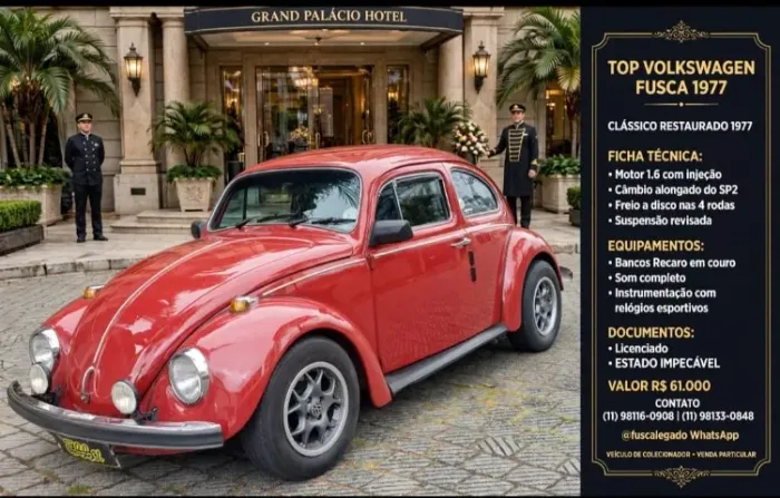 Volkswagen Fusca Fusca (gasolina) 1977