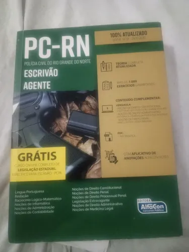 Livro de estudo para Concurso da Polícia Cívil-RN