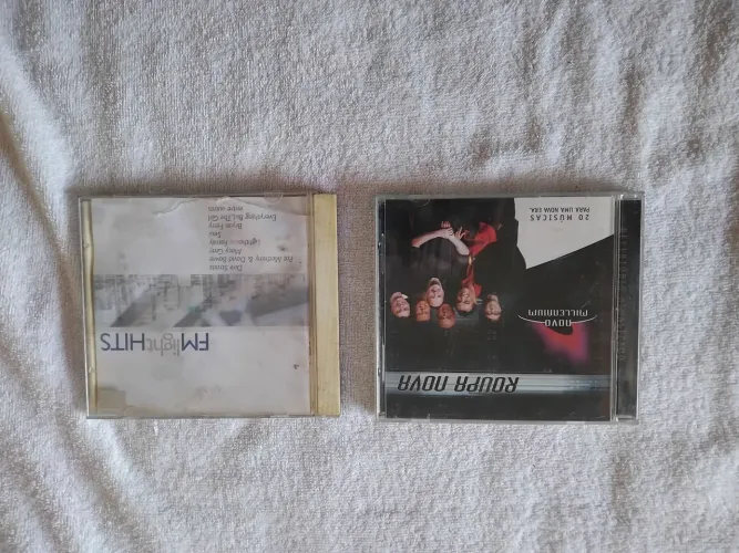 Lote 4 CDs Pop E Românticos - Roupa Nova Novo Millennium + FM Light Hits (+ 2 CDs Brinde)<br>