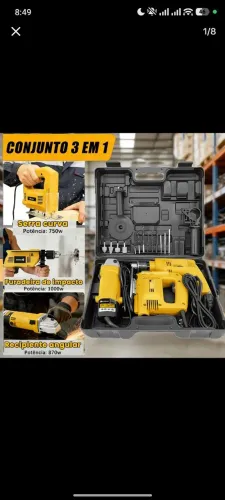 Kit maleta 3 em 1
