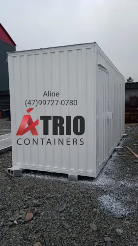 Container Escritório 3x1,5m p/ Obras - Agilidade e Facilidade na entrega