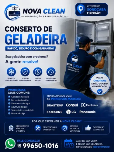 Nova clean Refrigeração e higienização 