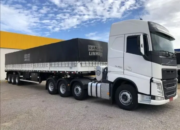 Volvo FH460 Globetrotter Graneleiro Randon (8x2 Bitruck) Ano 2018