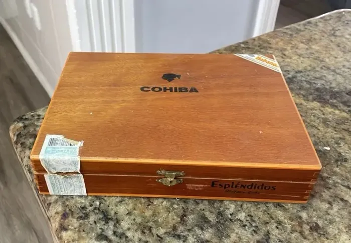 Caixa de Madeira Cohiba Espléndidos - Coleção, Vintage e Decoração