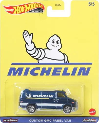 Hot Wheels Premium GMC Panel Van Michelin