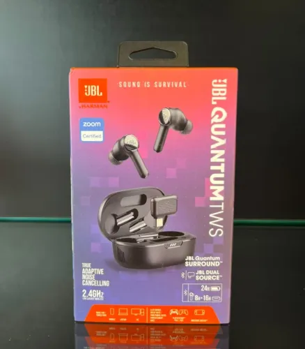 Fone Gamer JBL Quantum TWS 2.4GHz com ANC