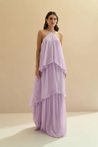 VENDO Vestido de Festa Lilás G KOJI