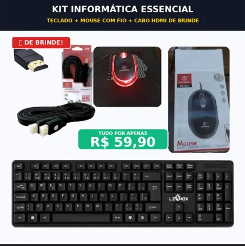 KIT INFORMÁTICA ESSENCIAL