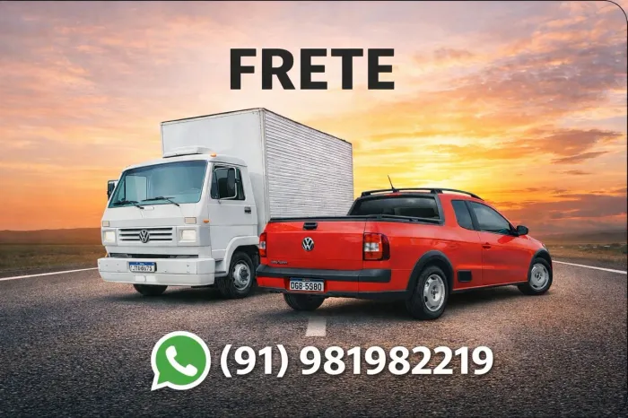 FRETE MUDANÇA BELÉM ANANINDEUA Bau serviços Van spin 7L