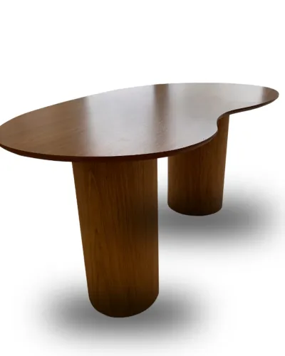 Mesa de Jantar Orgânica 1,60x90cm - Freijó