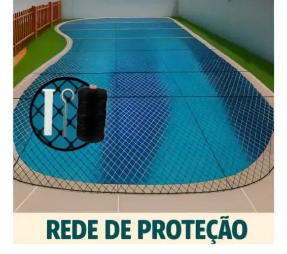 Rede de proteção para piscina