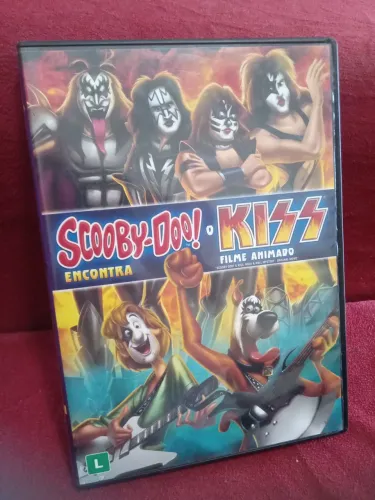 DVD Scooby-Doo Encontra o Kiss filme animado