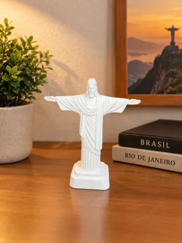 Cristo Redentor 3D estátua decorativa Rio Brasil